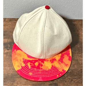 Rare Coca Cola Coke Soda Red Tie Die Brim Hat “AIDS Free Generation SnapBack